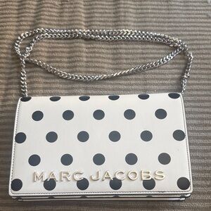 Marc Jacobs Black and White Polka Dot Crossbody Bag